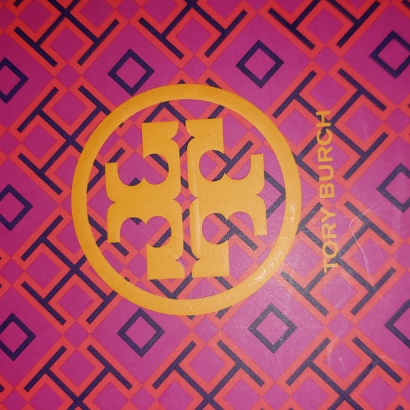 Tory Burch Navy Blue Ribbon Heels 9 1/2 - Picture 8 of 8